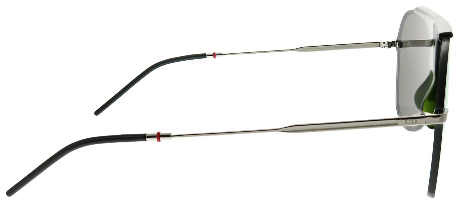 Dior Homme CD 0224S 3OL 0T Aviator Plastic Black Sunglasses with Silver Mirror Lens sold by Gaffos product image thumbnail 3