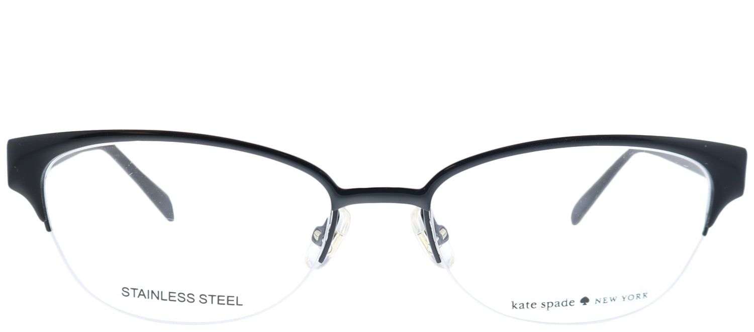 Kate Spade KS Shayla W33 Cat-Eye Metal Black Eyeglasses with Demo Lens sold by Gaffos
