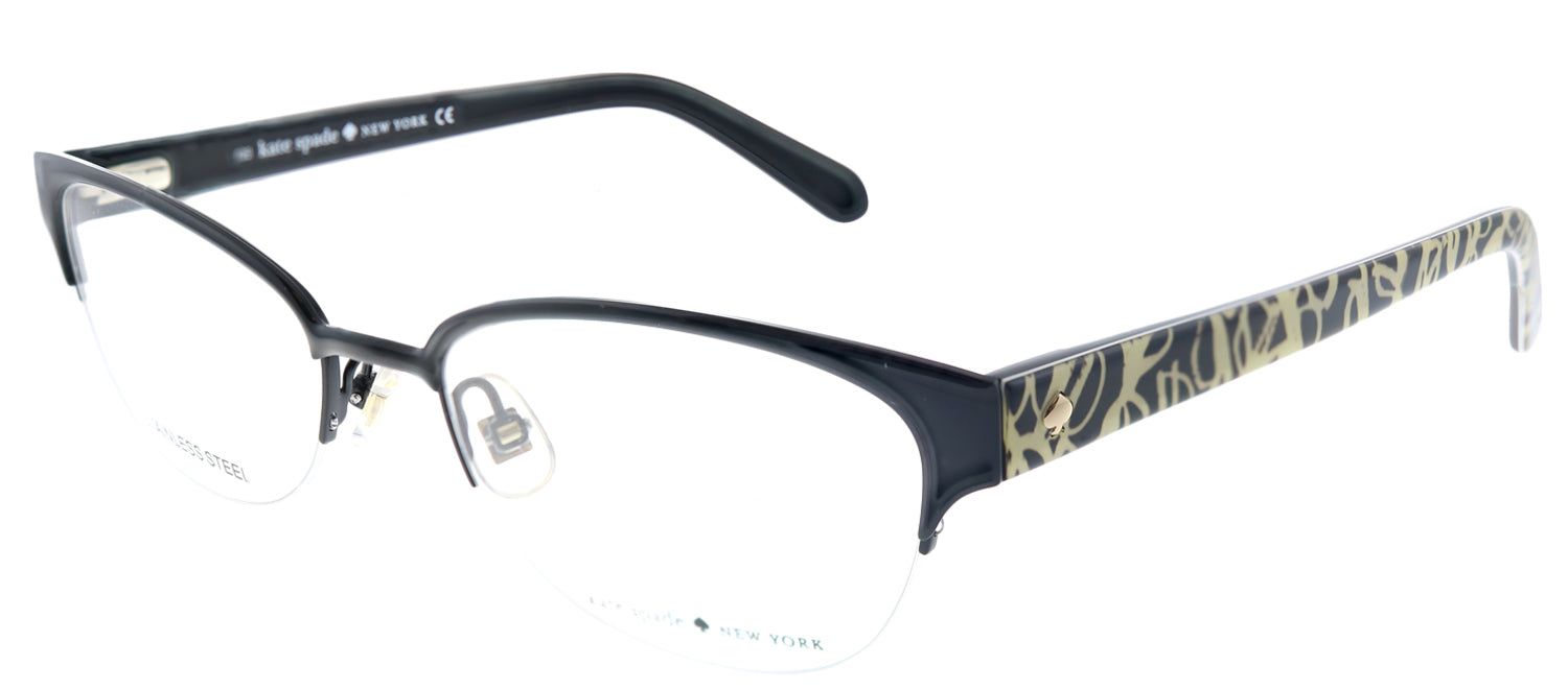 Kate Spade KS Shayla W33 Cat-Eye Metal Black Eyeglasses with Demo Lens sold by Gaffos product image thumbnail 2