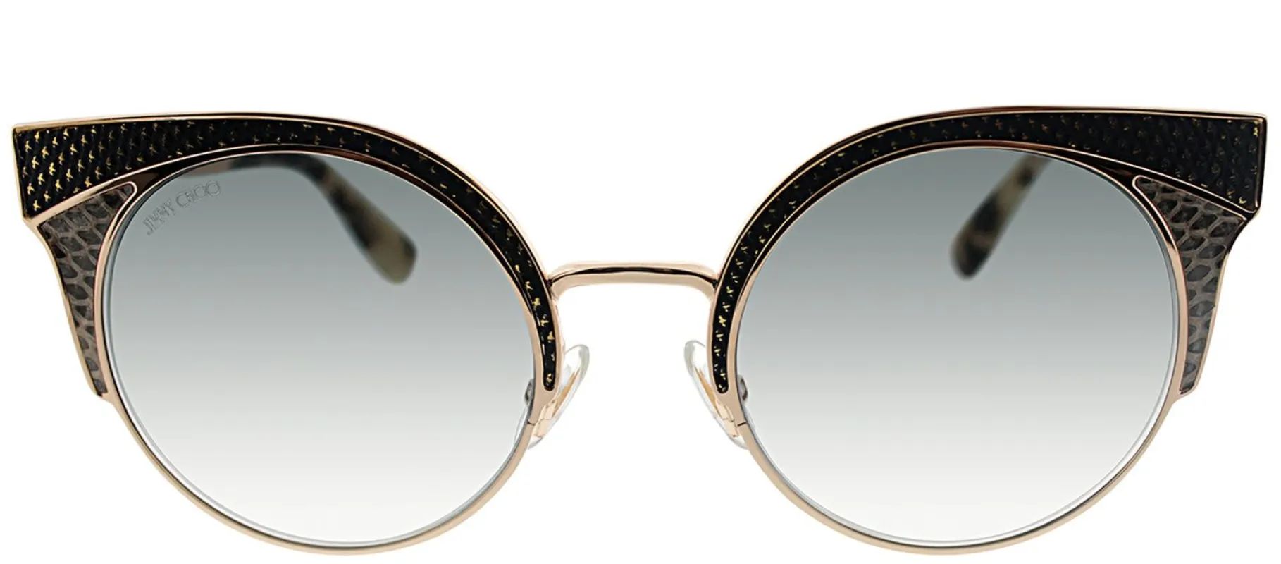 Jimmy Choo JC ORA PSW Fashion Metal Gold Sunglasses with Grey Lens sold by Gaffos