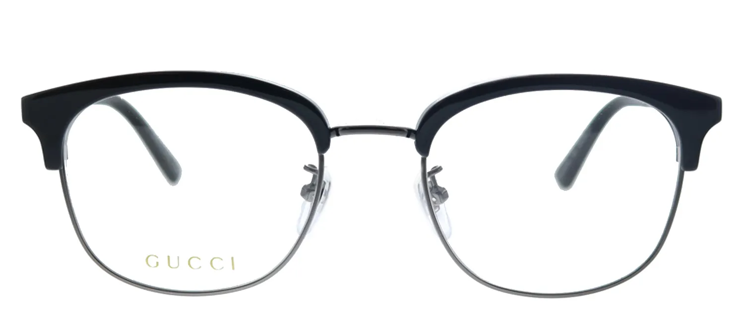 Gucci GG 0590OK 002 Square Acetate Black Eyeglasses with Demo Lens sold by Gaffos