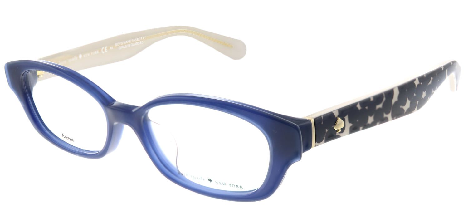 Kate Spade KS Amedia/F S38 Square Plastic Blue Eyeglasses with Demo Lens sold by Gaffos product image thumbnail 2