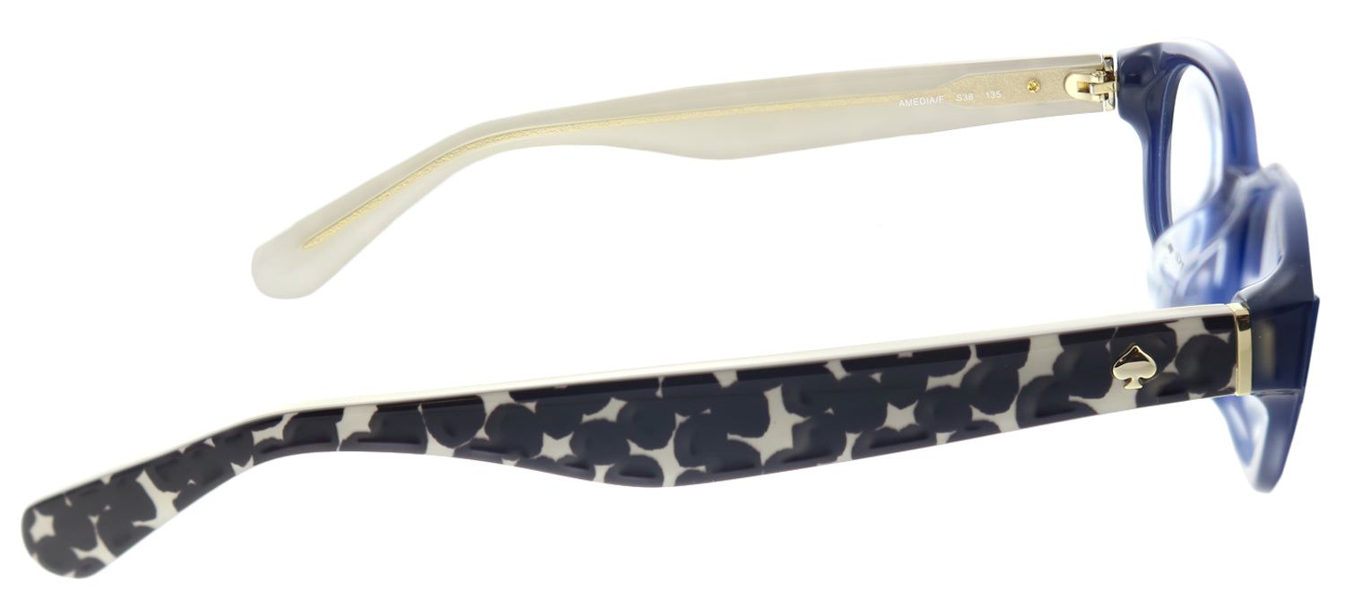 Kate Spade KS Amedia/F S38 Square Plastic Blue Eyeglasses with Demo Lens sold by Gaffos product image thumbnail 3