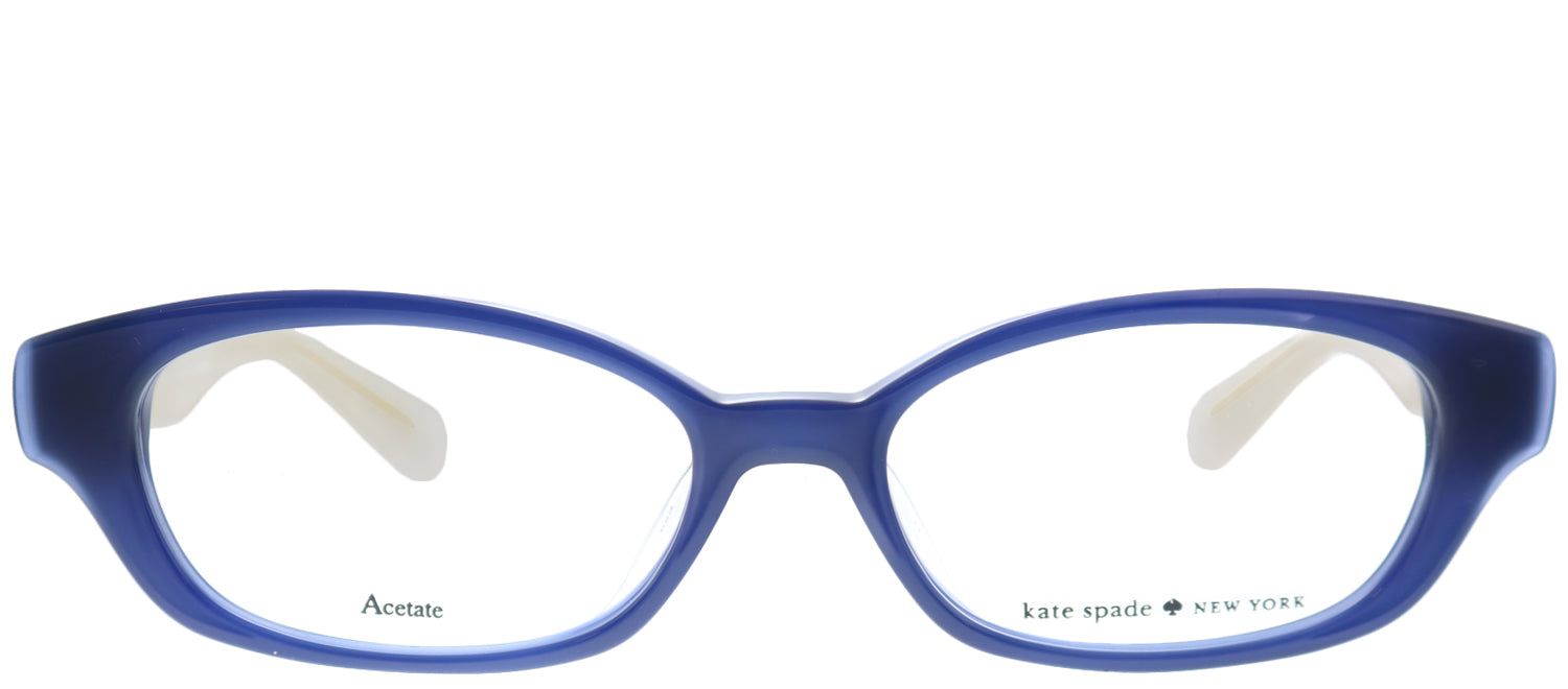 Kate Spade KS Amedia/F S38 Square Plastic Blue Eyeglasses with Demo Lens sold by Gaffos