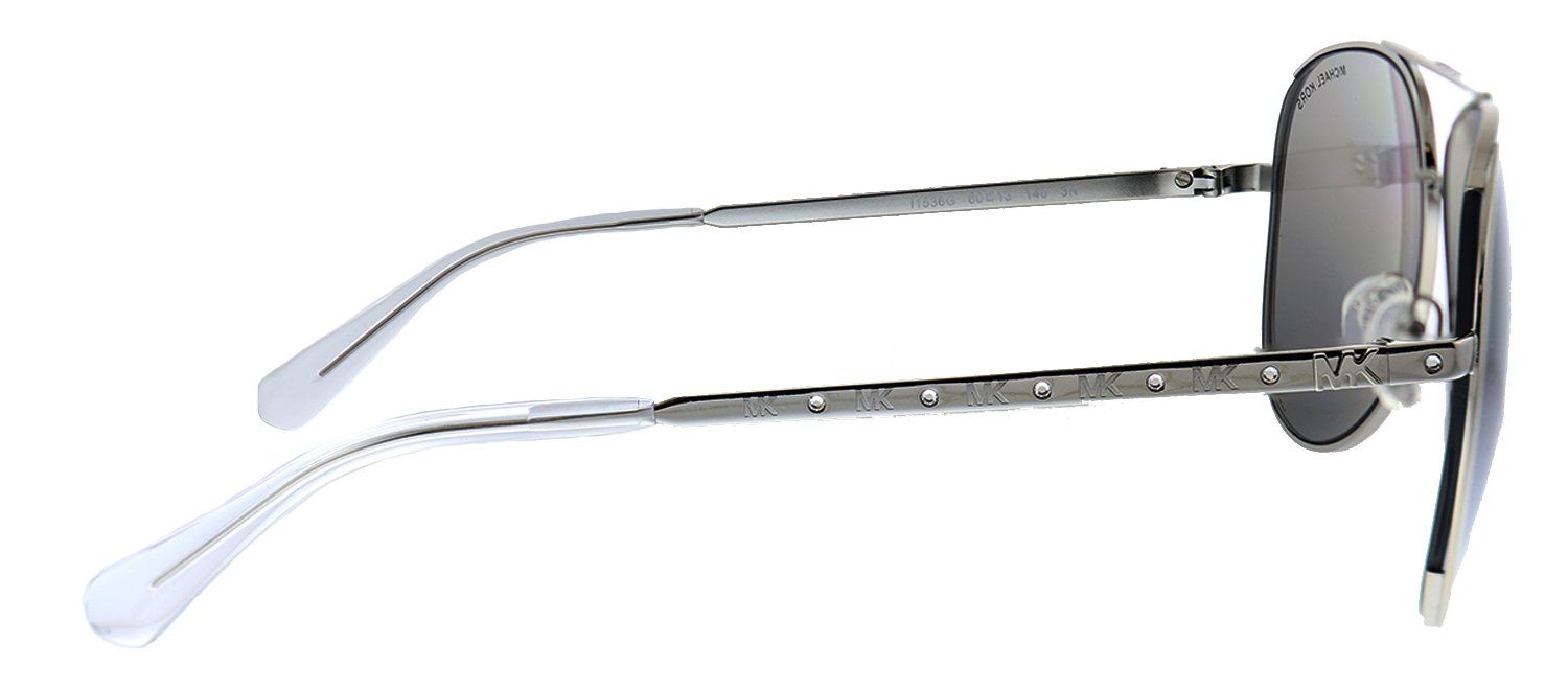 Michael Kors Chelsea Bright MK 1101B 11536G Aviator Metal Silver Sunglasses with Silver Mirror Lens sold by Gaffos product image thumbnail 3