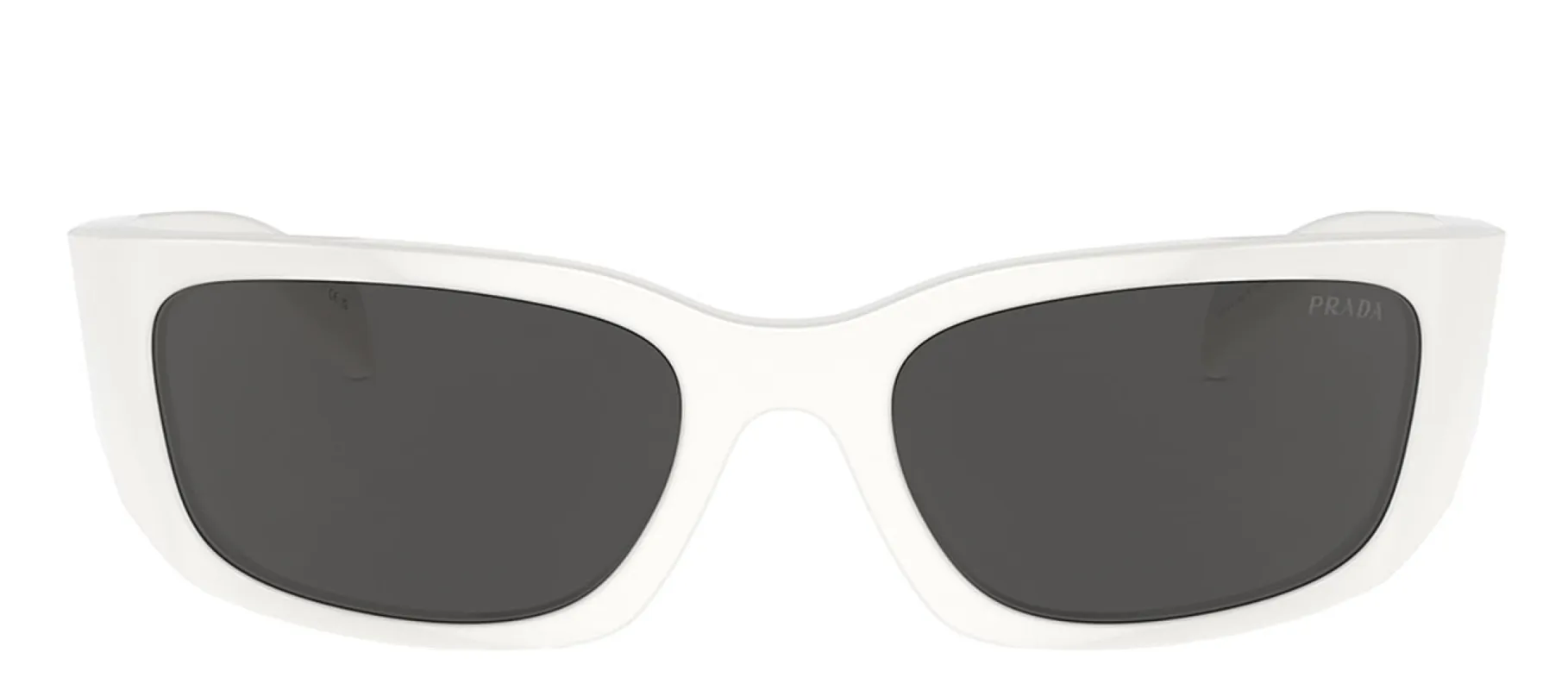 Prada PR A14S 1425S0 Butterfly Plastic White Sunglasses with Grey Lens sold by Gaffos