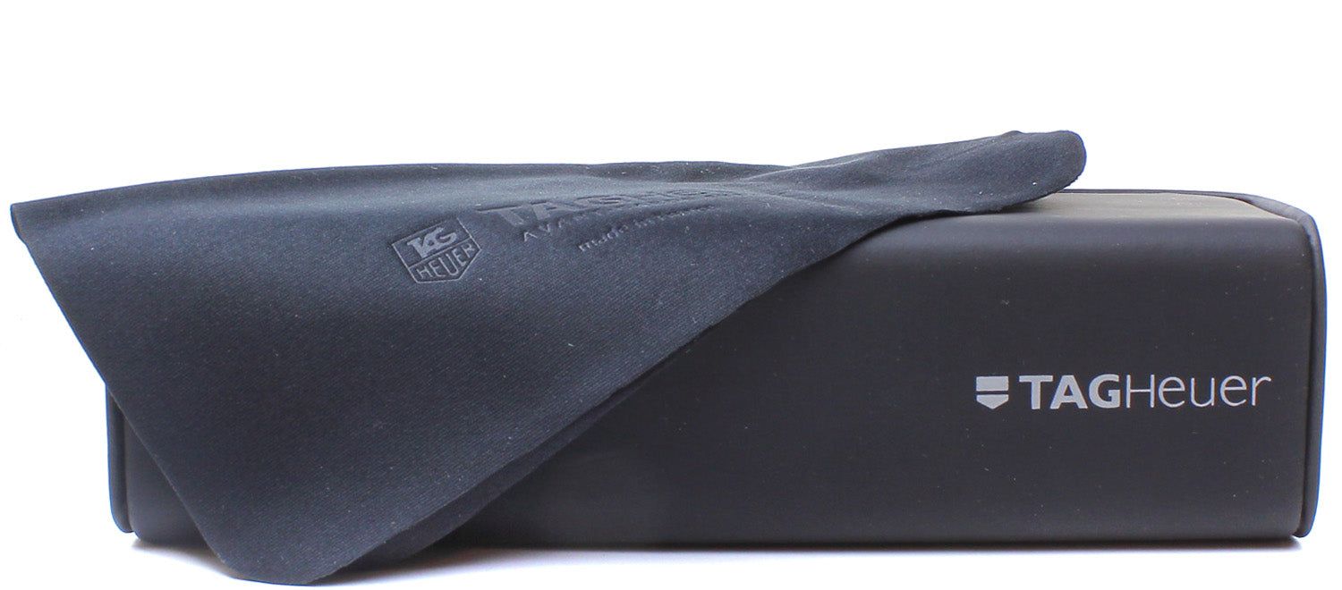 Tag Heuer TAG 7603 008 Rectangle Plastic Black Eyeglasses with Demo Lens sold by Gaffos product image thumbnail 4