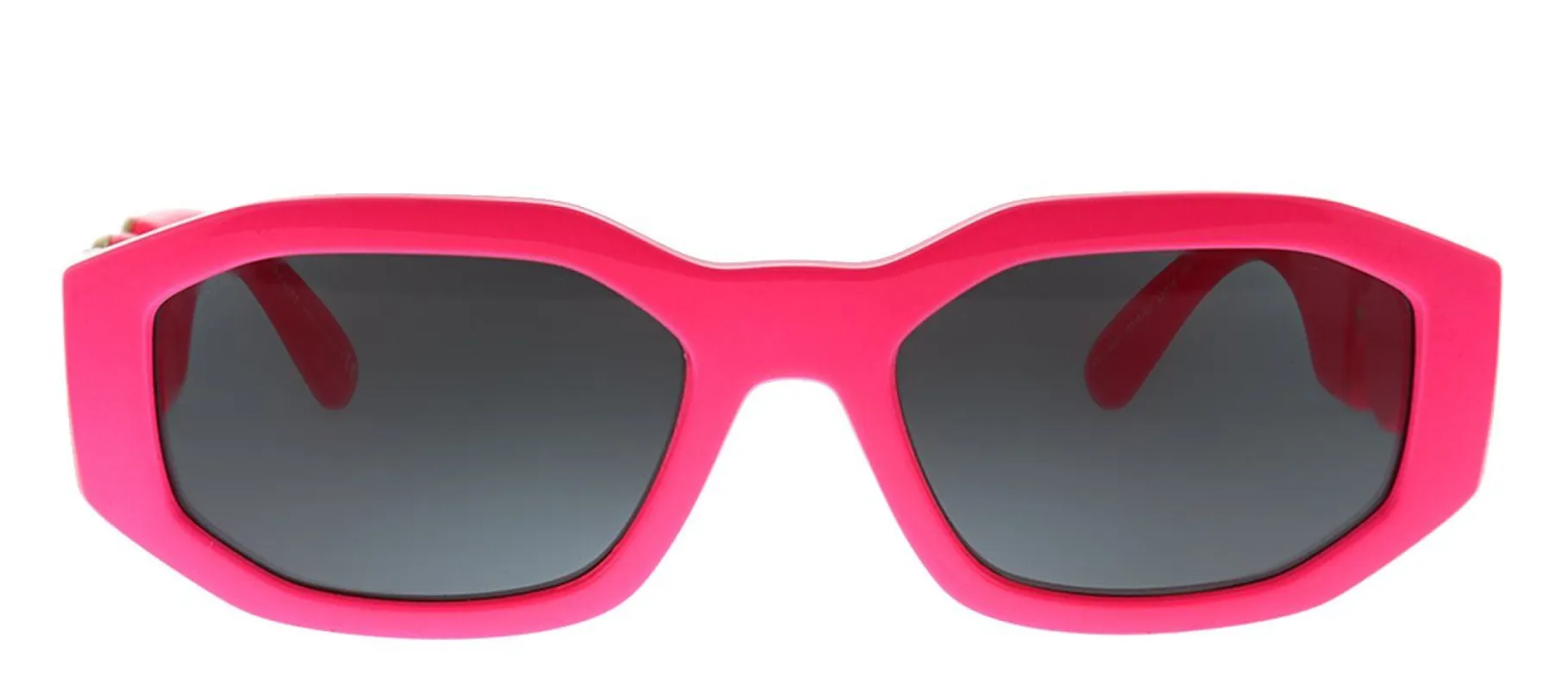 Versace VE 4361 531887 Geometric Plastic Pink Sunglasses with Grey Lens sold by Gaffos