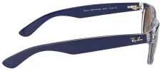 Ray-Ban New Wayfarer RB 2132 605371 Wayfarer Plastic Blue Sunglasses with Grey Gradient Lens sold by Gaffos