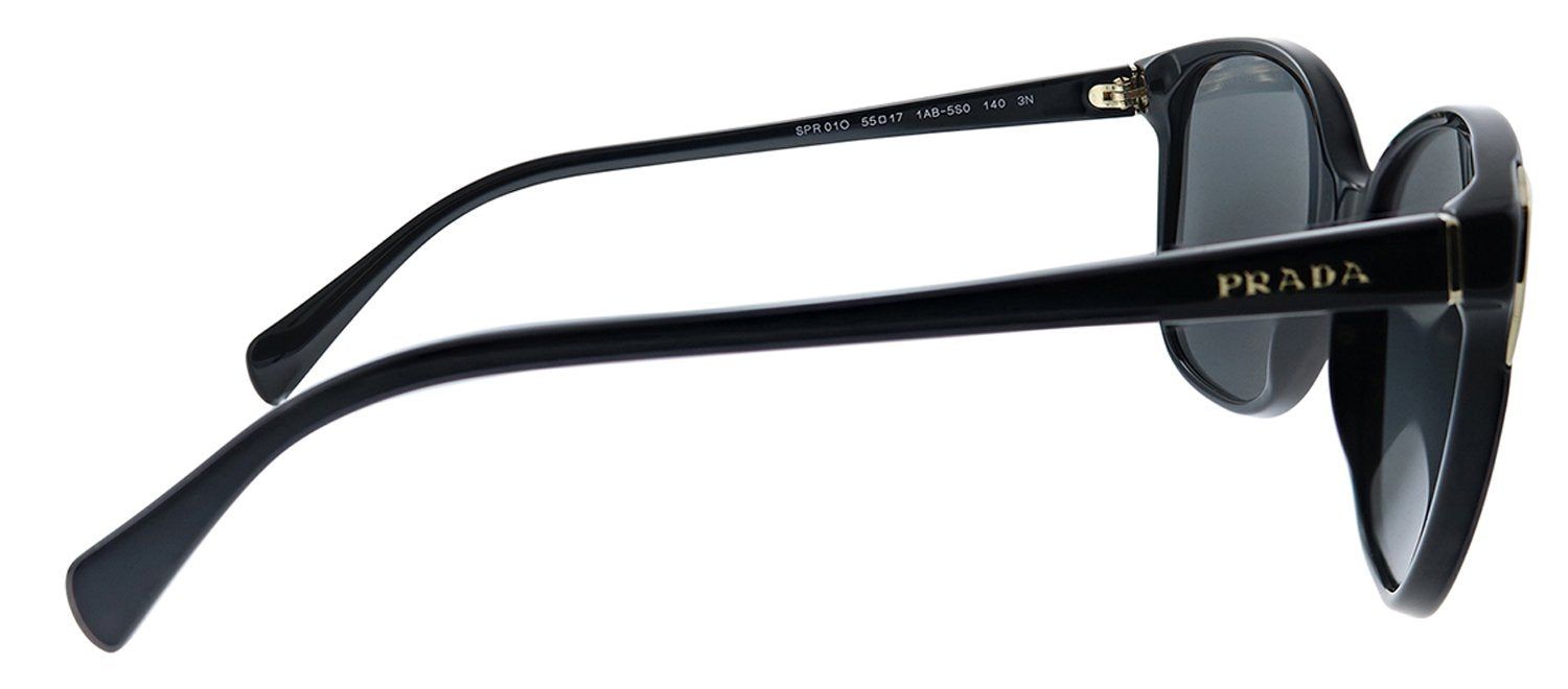 Prada PR 01OS 1AB5S0 Square Plastic Black Sunglasses with Grey Lens sold by Gaffos product image thumbnail 3