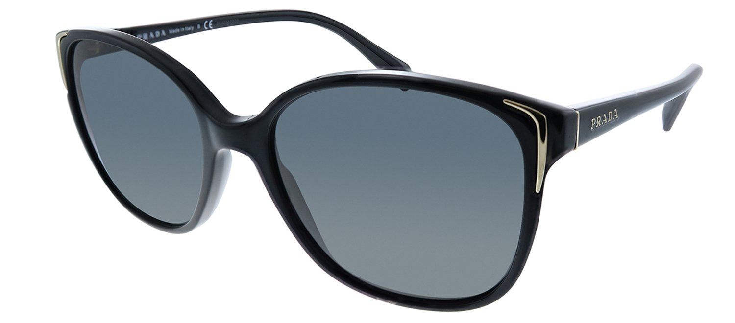Prada PR 01OS 1AB5S0 Square Plastic Black Sunglasses with Grey Lens sold by Gaffos product image thumbnail 2