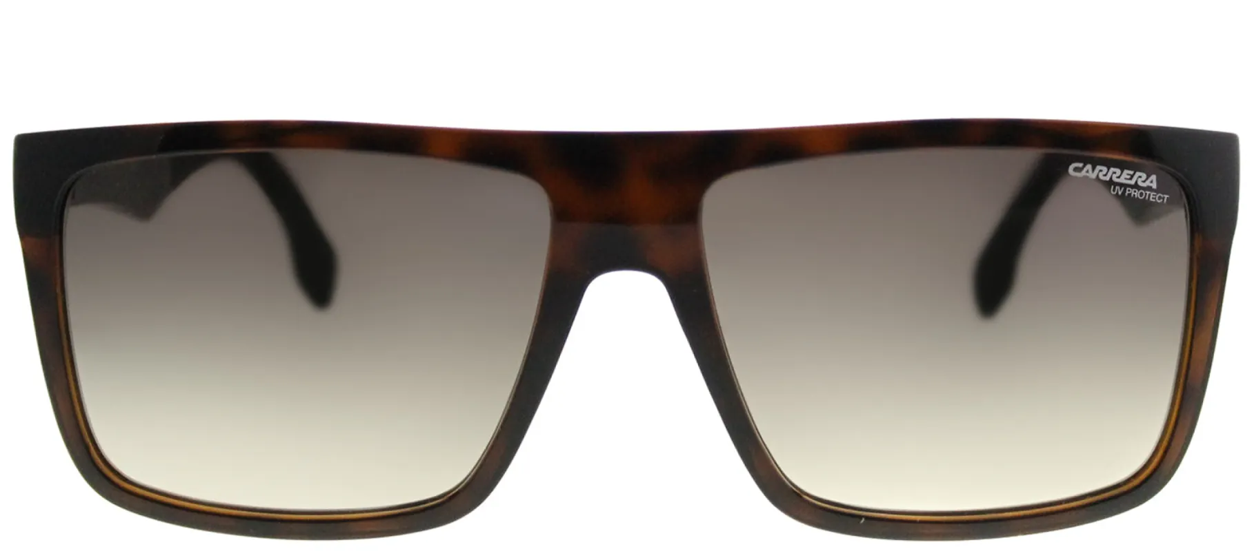 Carrera CA Carrera5039 2OS Rectangle Plastic Tortoise/ Havana Sunglasses with Brown Gradient Lens made by Carrera