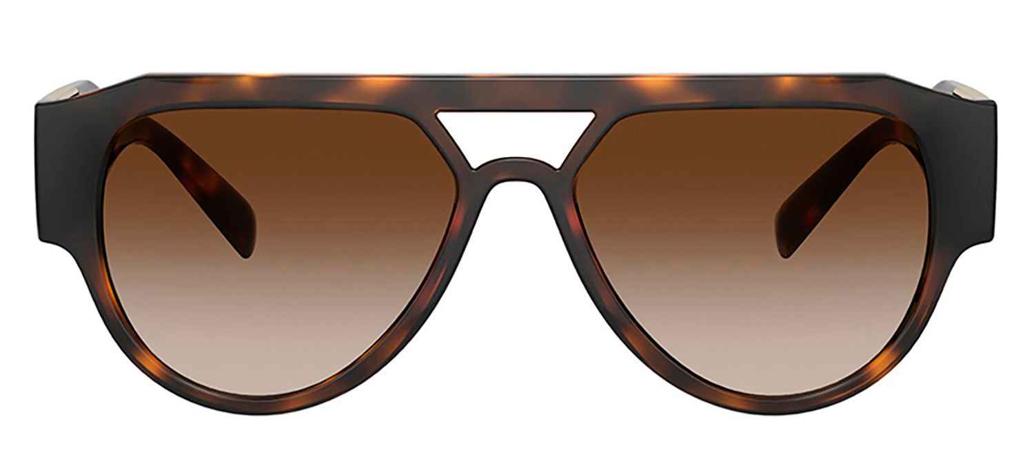 Versace VE 4401 108/13 Pilot Plastic Havana Sunglasses with Brown Gradient Lens sold by Gaffos