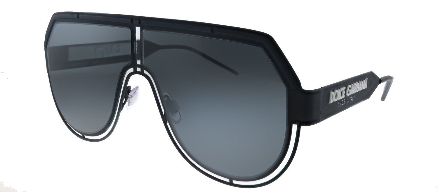 Dolce & Gabbana DG 2231 327687 Aviator Metal Black Sunglasses with Grey Lens sold by Gaffos product image thumbnail 2