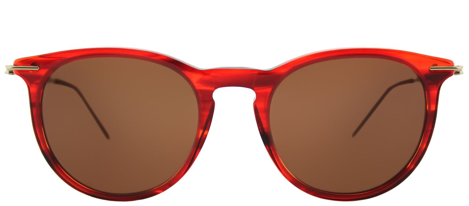 Tomas Maier TM 0006S 007 Round Plastic Tortoise/ Havana Sunglasses with Brown Lens sold by Gaffos