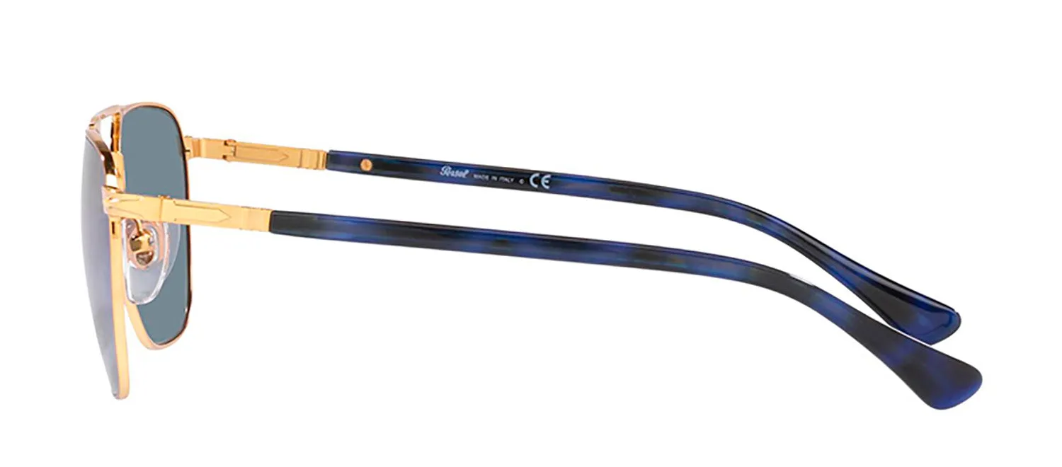 Persol PO 2494S 114156 Pillow Metal Gold Sunglasses with Blue Lens sold by Gaffos product image thumbnail 3