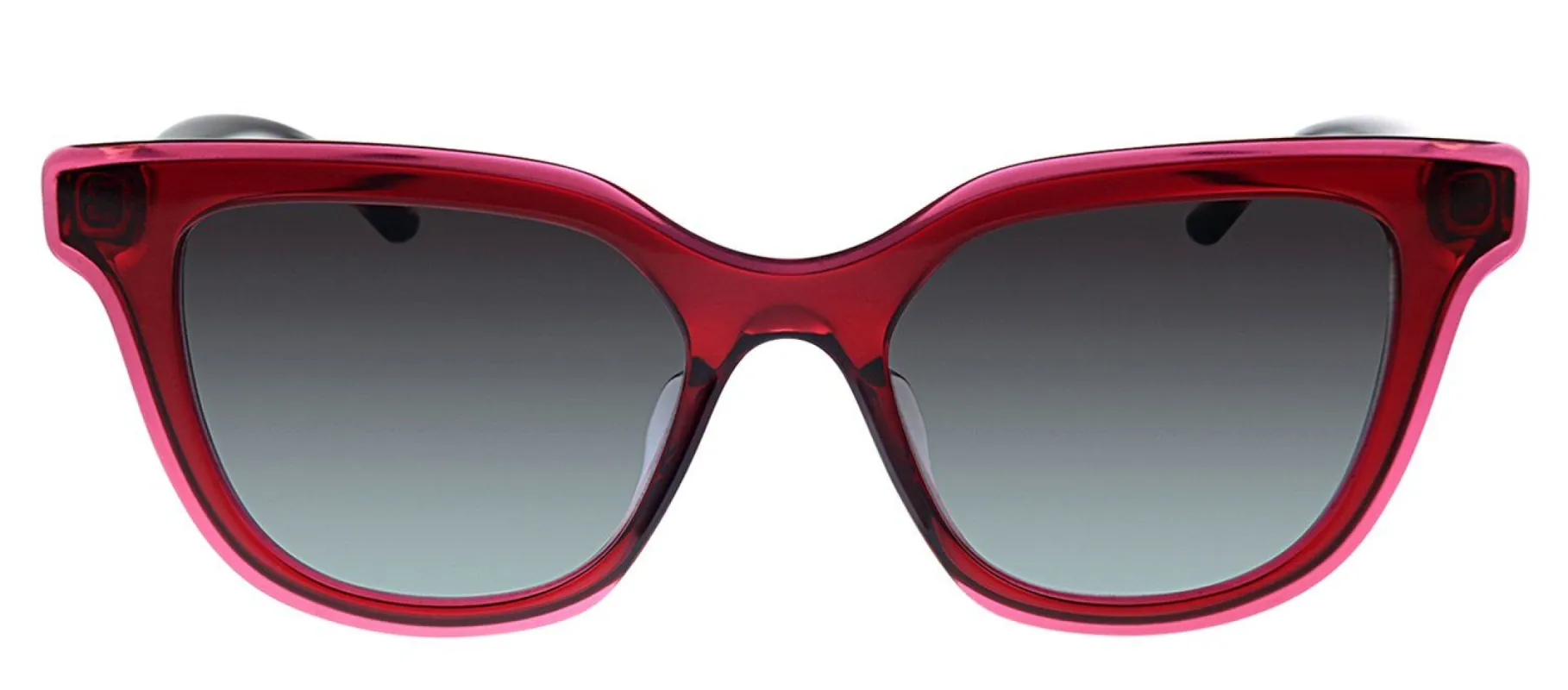 Dolce & Gabbana DG 4362F 32118G Oval Plastic Red Sunglasses with Grey Gradient Lens sold by Gaffos