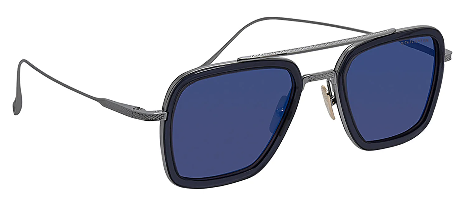 Dita DT 7806 A-SMK-PLD-52 Square Plastic Grey Sunglasses with Grey Blue Mirror AR Lens sold by Gaffos product image thumbnail 2