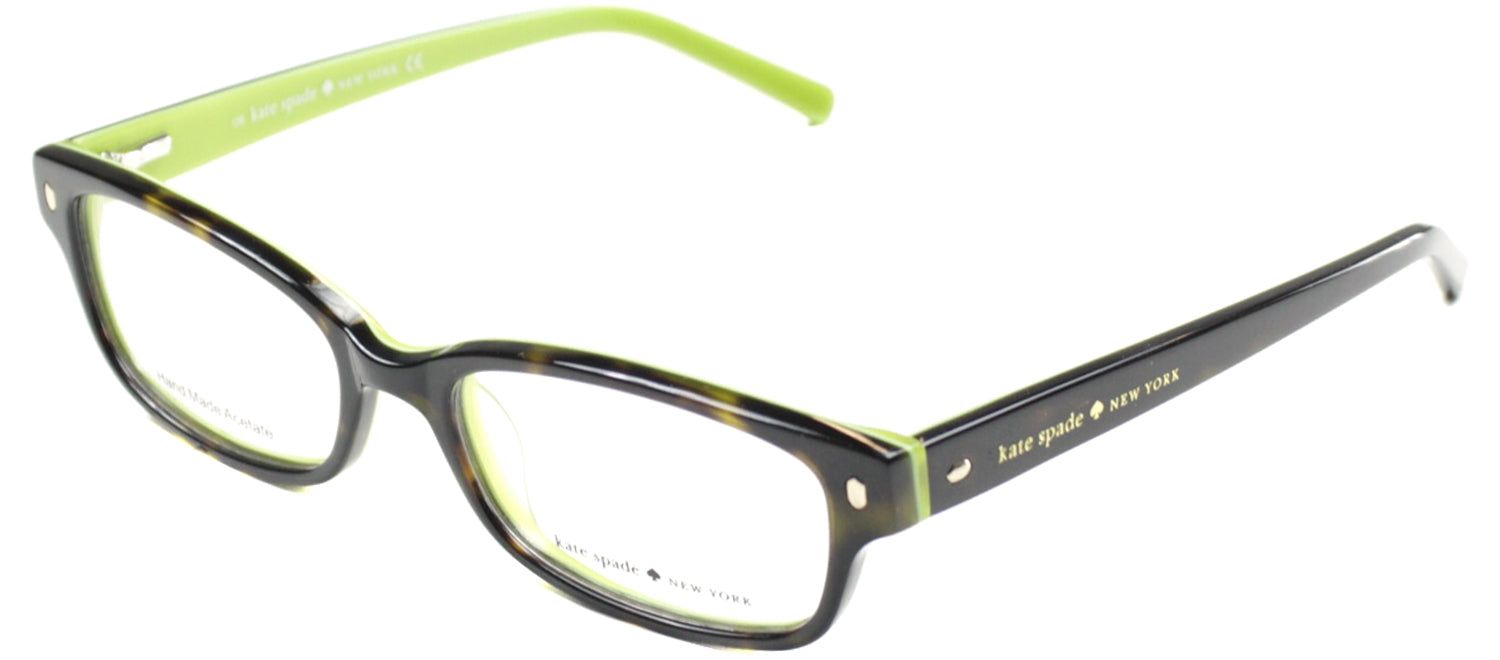 Kate Spade KS Lucyann DV2 Rectangle Plastic Tortoise/ Havana Eyeglasses with Demo Lens sold by Gaffos product image thumbnail 2