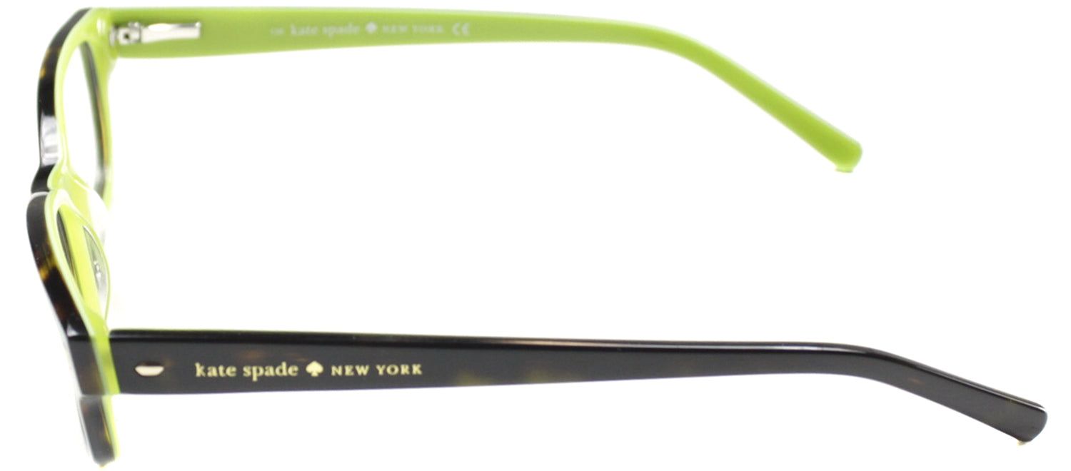 Kate Spade KS Lucyann DV2 Rectangle Plastic Tortoise/ Havana Eyeglasses with Demo Lens sold by Gaffos product image thumbnail 3