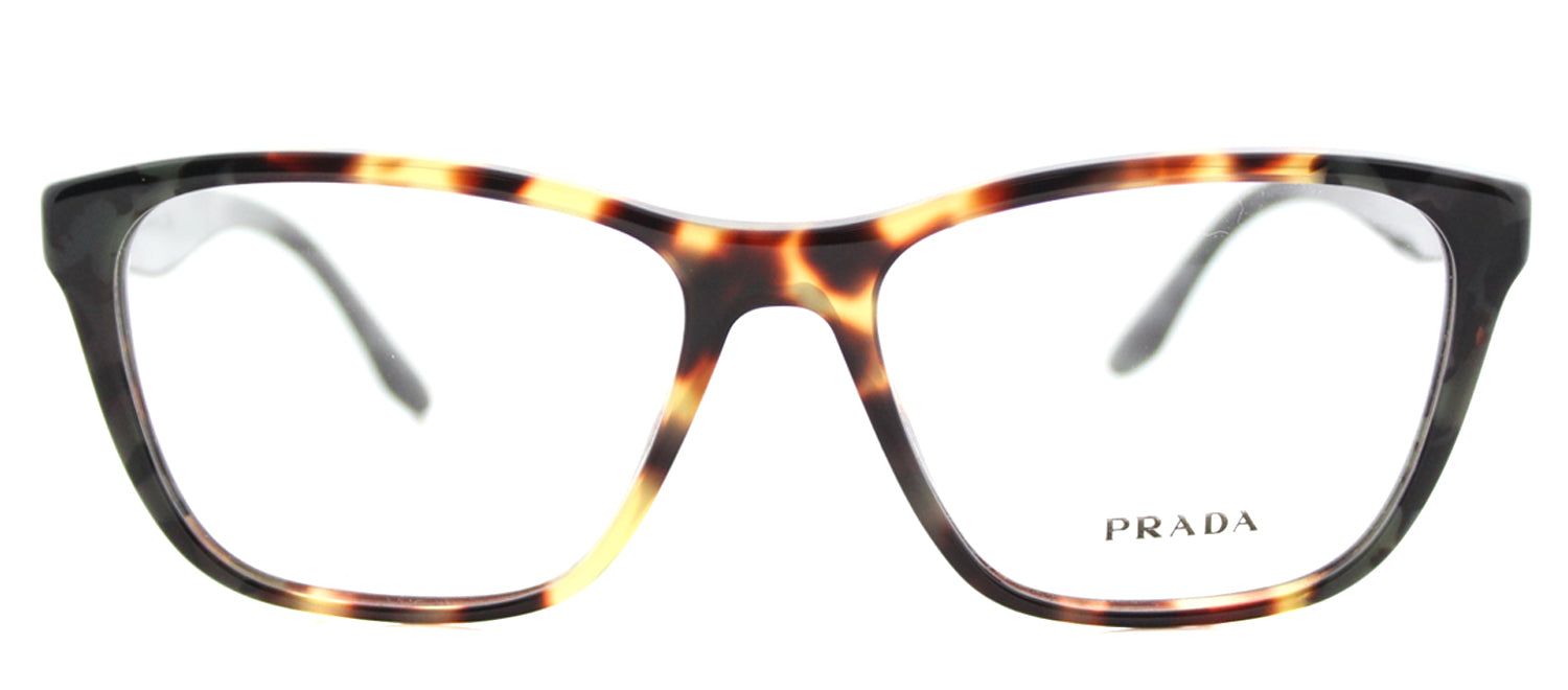 Prada PR 04TV U6M1O1 Square Plastic Tortoise/ Havana Eyeglasses with Demo Lens sold by Gaffos