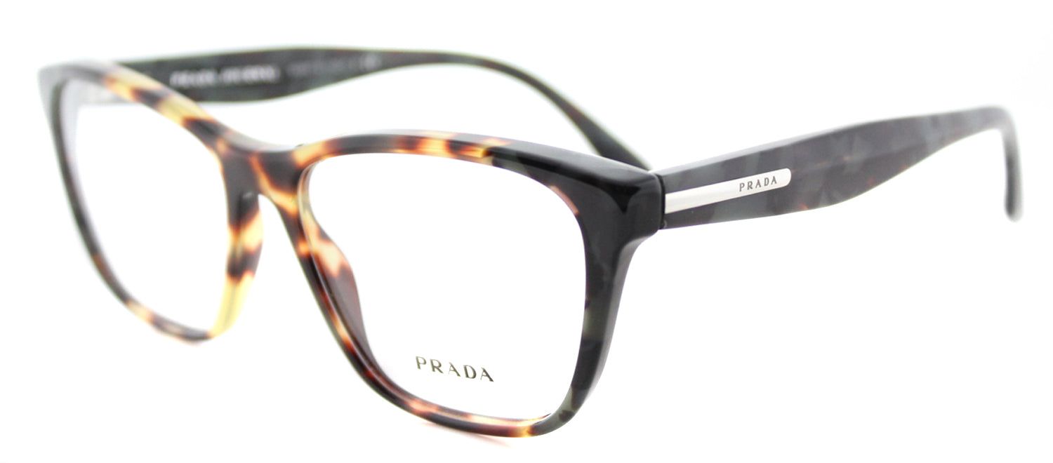 Prada PR 04TV U6M1O1 Square Plastic Tortoise/ Havana Eyeglasses with Demo Lens sold by Gaffos product image thumbnail 2