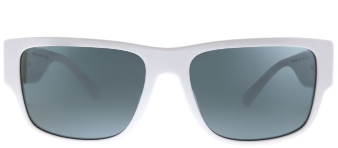 Versace VE 4369 401/87 Rectangle Plastic Ivory/ White Sunglasses with Grey Lens sold by Gaffos