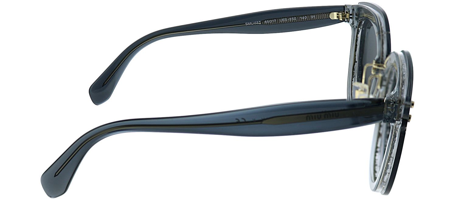 Miu Miu MU 03TS UES5S0 Square Plastic Grey Sunglasses with Grey Lens sold by Gaffos product image thumbnail 3