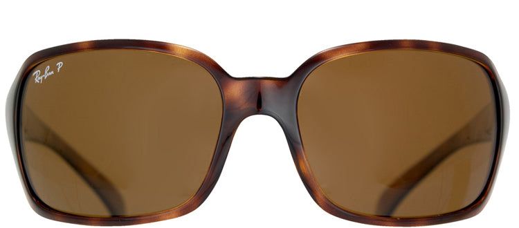 Ray-Ban RB 4068 642/57 Rectangle Plastic Tortoise/ Havana Sunglasses with Crystal Brown Polarized Lens sold by Gaffos