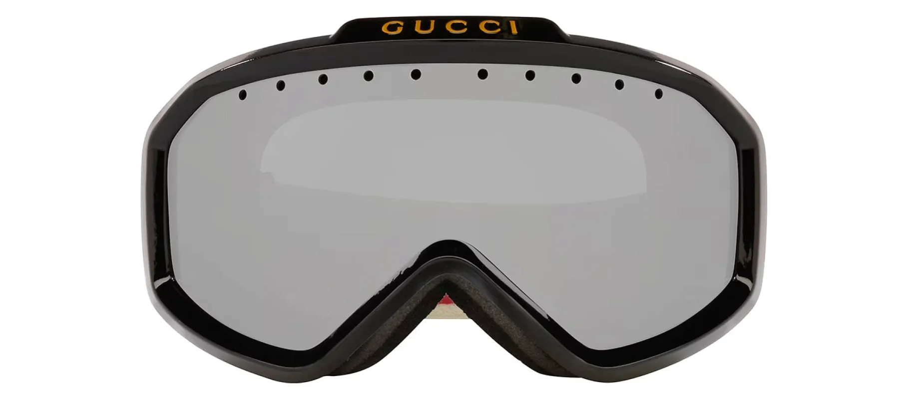 Gucci GG 1210S 001 Goggles Plastic Black Sunglasses with Silver Mirror Lens sold by Gaffos