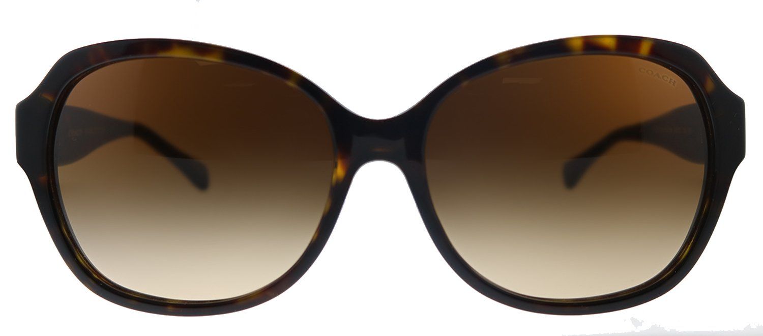 Coach HC 8150 512013 Square Plastic Havana Sunglasses with Brown Gradient Lens sold by Gaffos