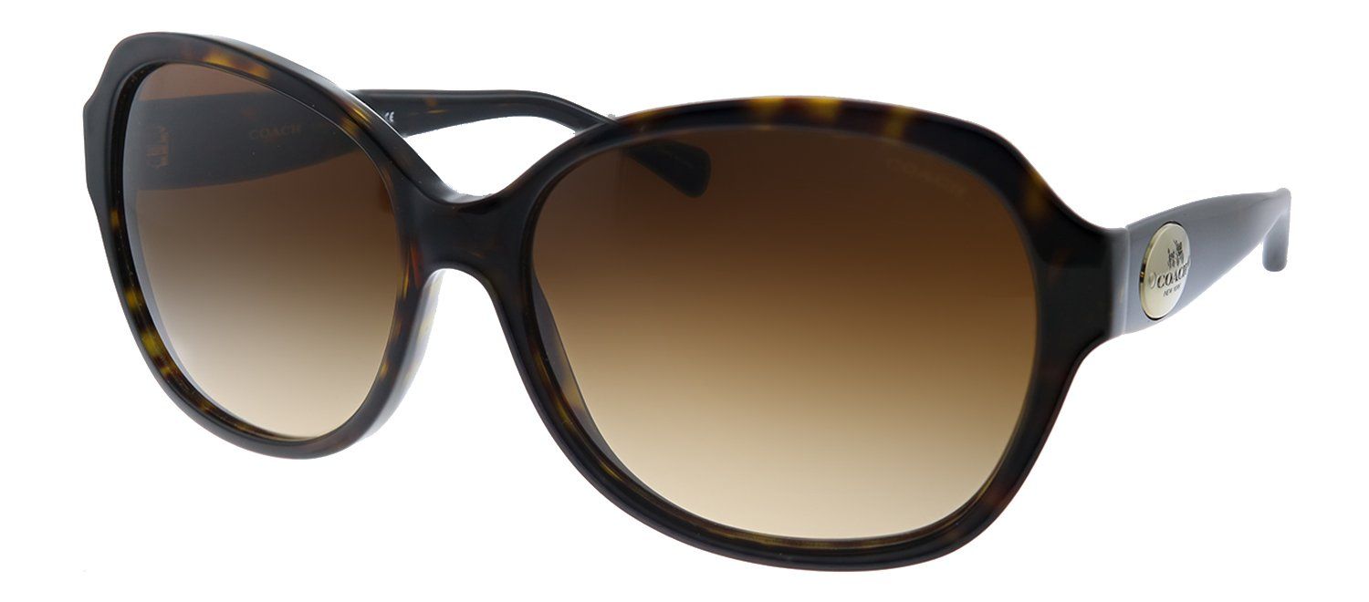 Coach HC 8150 512013 Square Plastic Havana Sunglasses with Brown Gradient Lens sold by Gaffos product image thumbnail 2