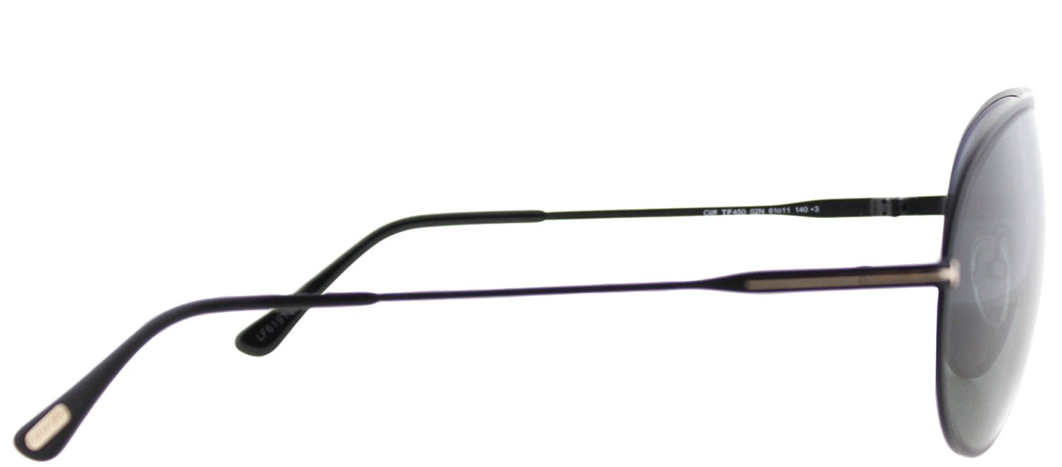 Tom Ford TF 450 02N Aviator Metal Black Sunglasses with Green Lens sold by Gaffos product image thumbnail 3