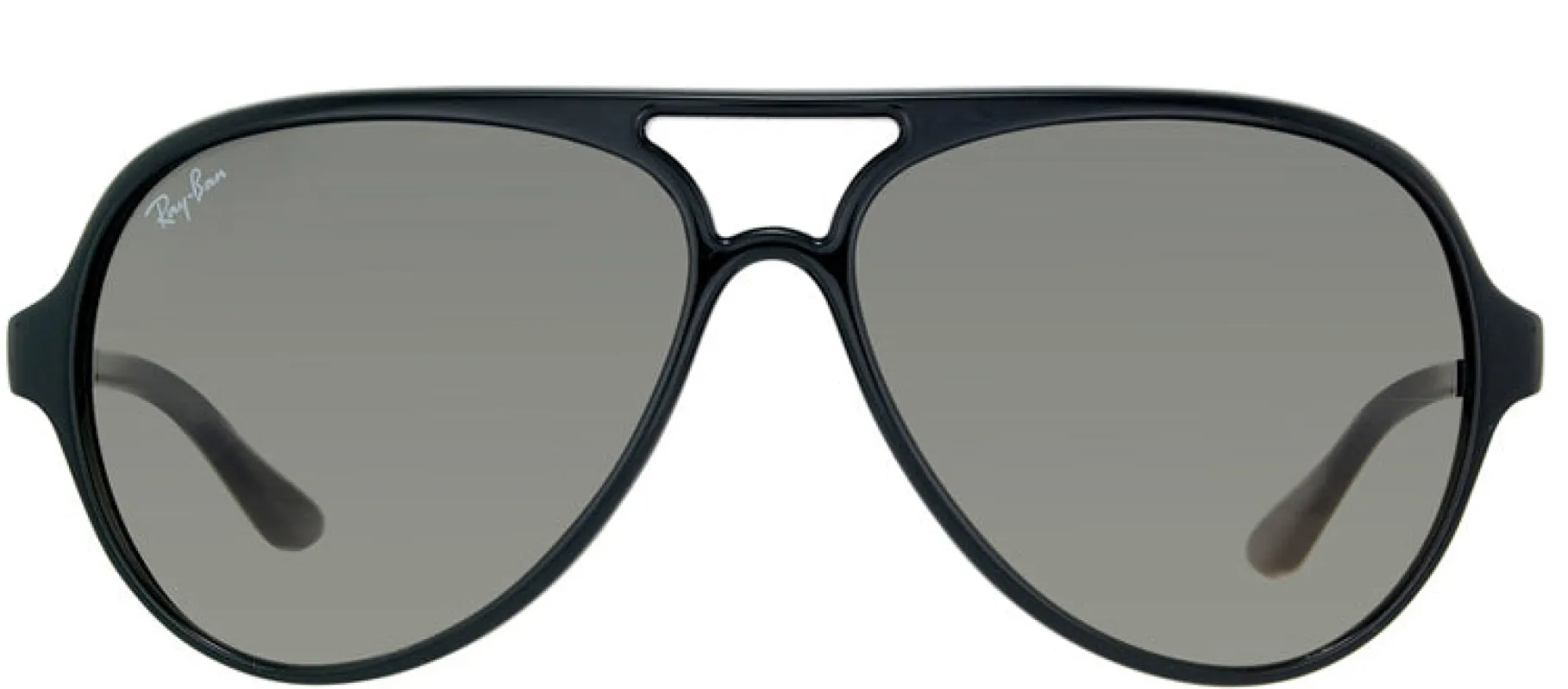 Ray-Ban RB 4125 601/32 Aviator Plastic Black Sunglasses with Grey Gradient Lens sold by Gaffos