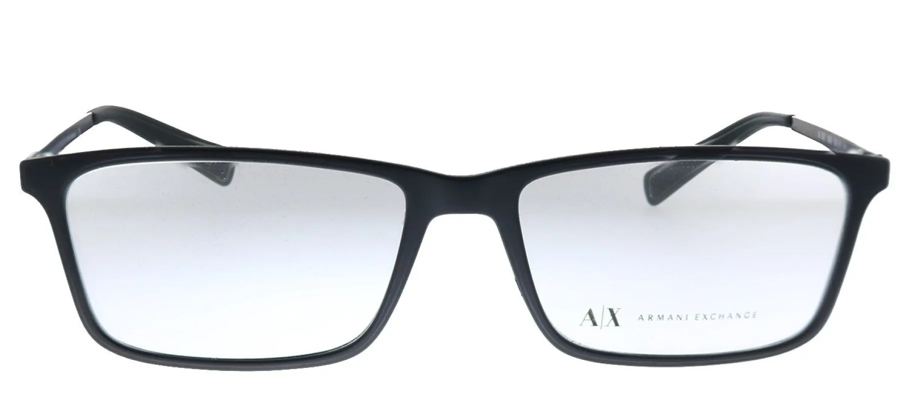 Armani Exchange AX 3027 8078 Rectangle Plastic Black Eyeglasses with Demo Lens sold by Gaffos
