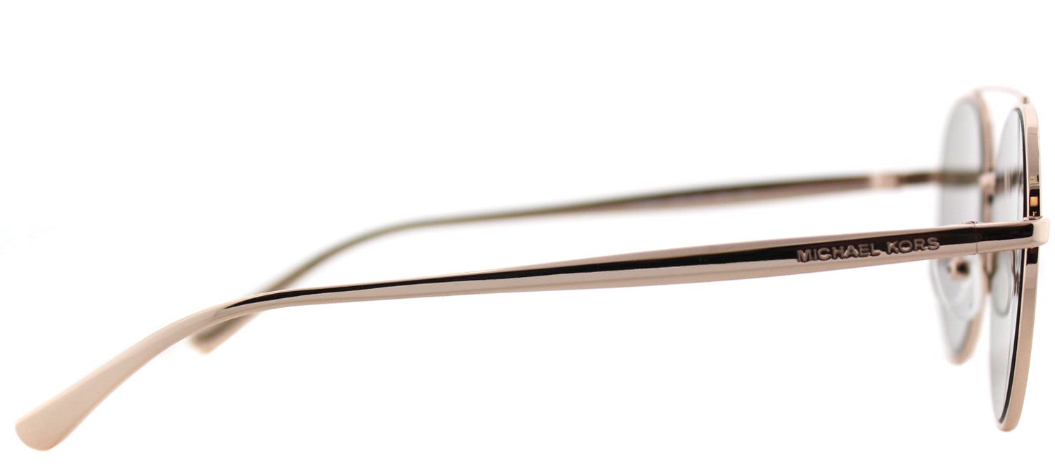 Michael Kors MK 1021 11166G Aviator Metal Pink Sunglasses with Silver Mirror Lens sold by Gaffos product image thumbnail 3