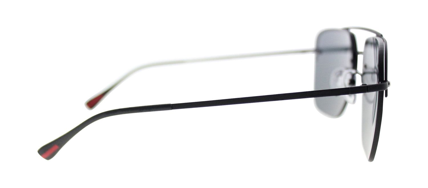 Prada Linea Rossa PS 54SS DG05L0 Rectangle Metal Black Sunglasses with Grey Lens sold by Gaffos product image thumbnail 3