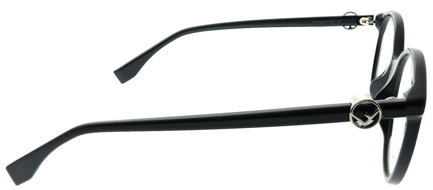 Fendi FF 0336/F PJP Round Plastic Blue Eyeglasses with Demo Lens sold by Gaffos product image thumbnail 3