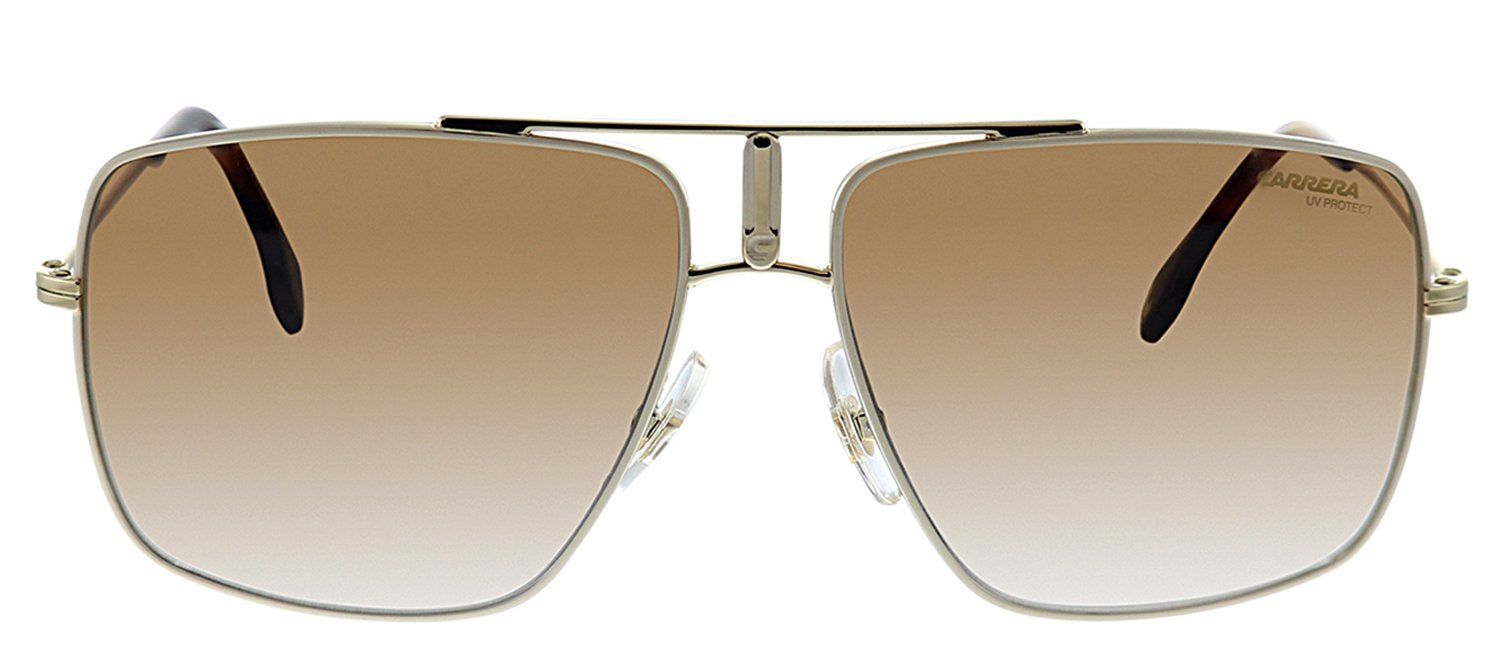 Carrera CA Carrera1006 9HT Rectangle Metal Black Sunglasses with Brown Gradient Lens sold by Gaffos