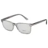 Prada PR 14WV U431O1 Rectangle Plastic Grey Eyeglasses with Logo Stamped Demo Lenses sold by Gaffos
