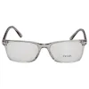 Prada PR 14WV U431O1 Rectangle Plastic Grey Eyeglasses with Logo Stamped Demo Lenses sold by Gaffos