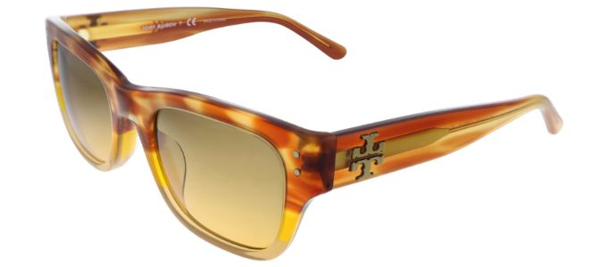 Tory Burch TY 7144U 179718 Rectangle Plastic Tortoise Sunglasses with Green Gradient Lens sold by Gaffos