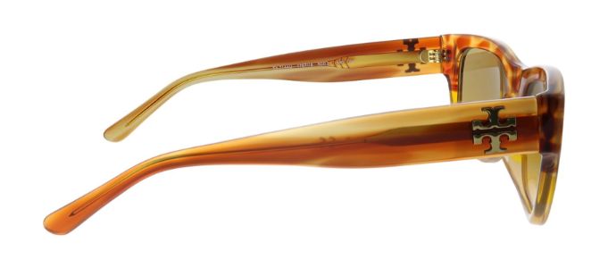 Tory Burch TY 7144U 179718 Rectangle Plastic Tortoise Sunglasses with Green Gradient Lens sold by Gaffos