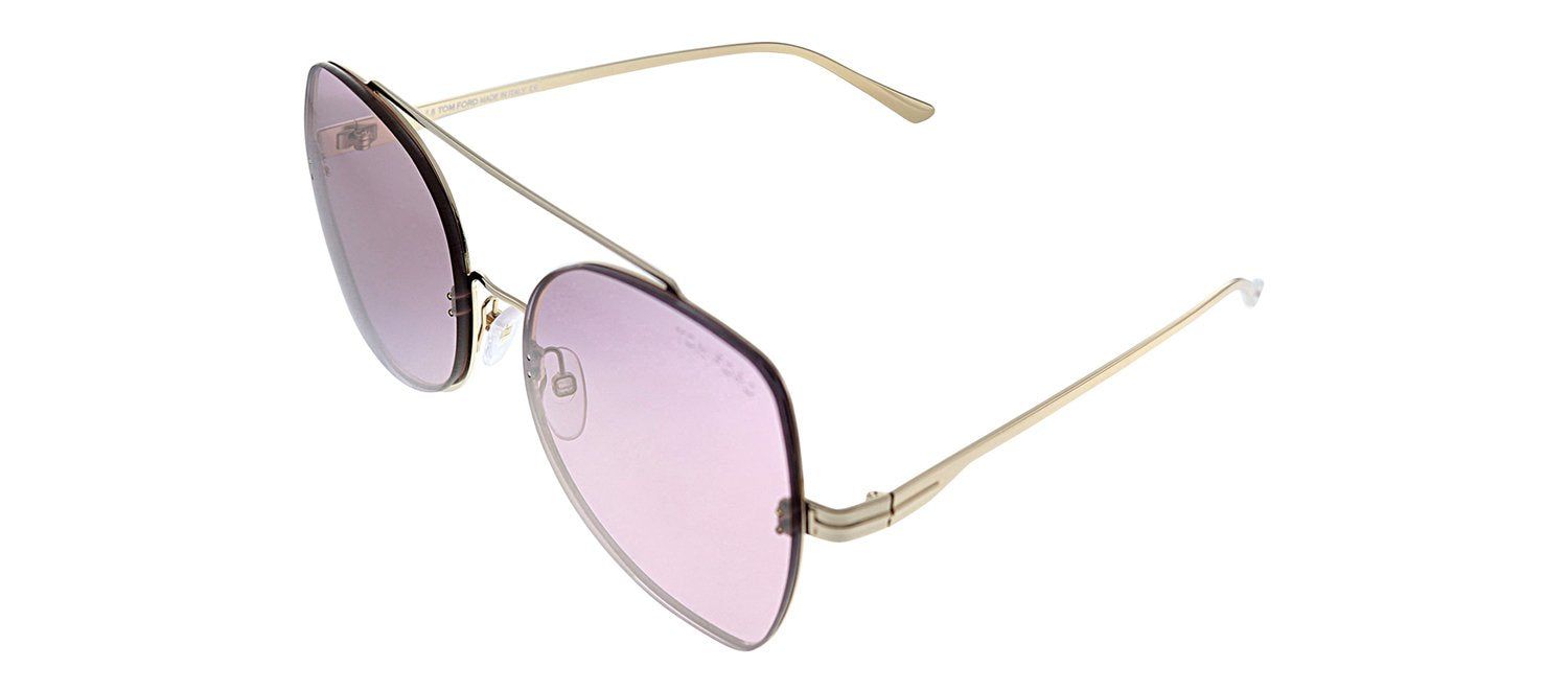 Tom Ford TF 656 28Z Pilot Metal Gold Sunglasses with Pink Lens sold by Gaffos product image thumbnail 2