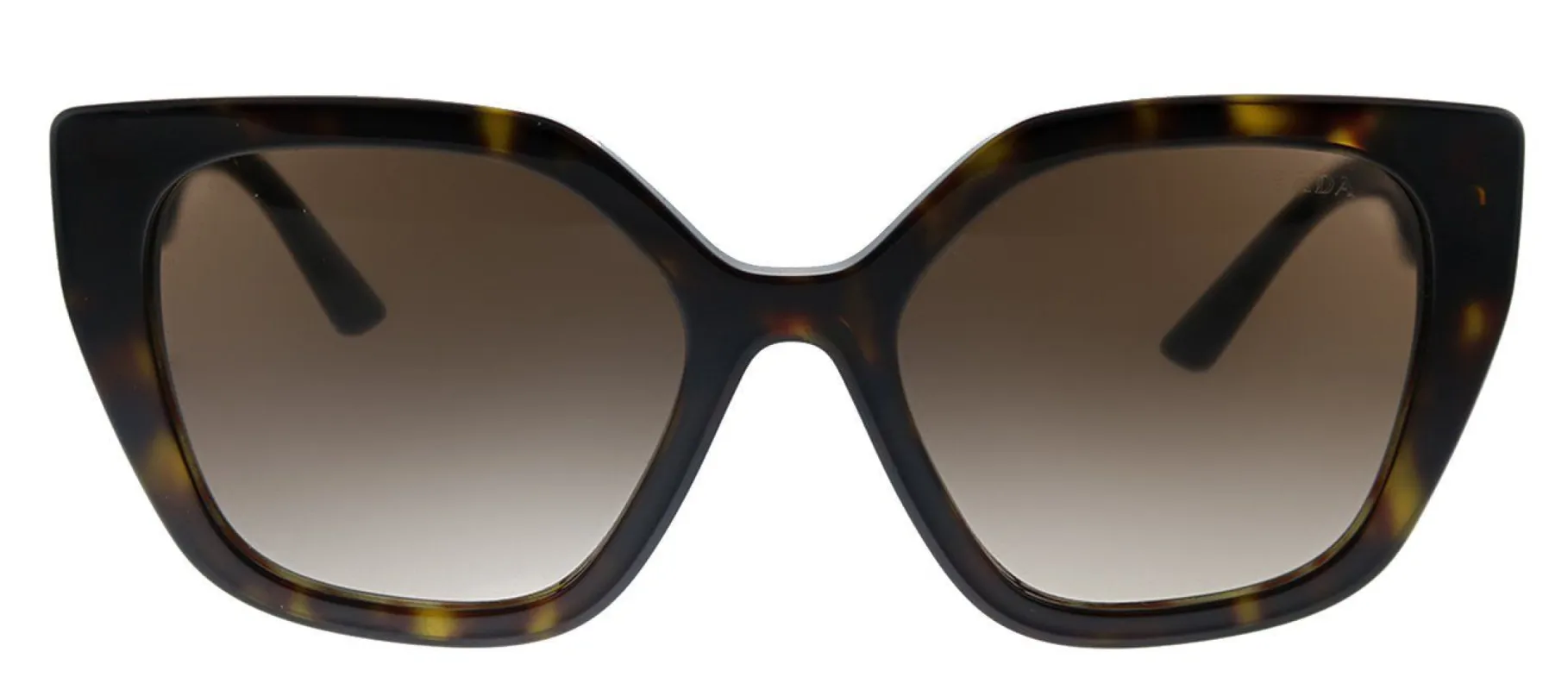 Prada PR 24XS 2AU6S1 Rectangle Plastic Havana Sunglasses with Brown Gradient Lens sold by Gaffos