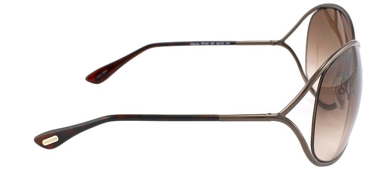 Tom Ford Miranda TF 130 36F Fashion Metal Brown Sunglasses with Brown Gradient Lens sold by Gaffos product image thumbnail 3