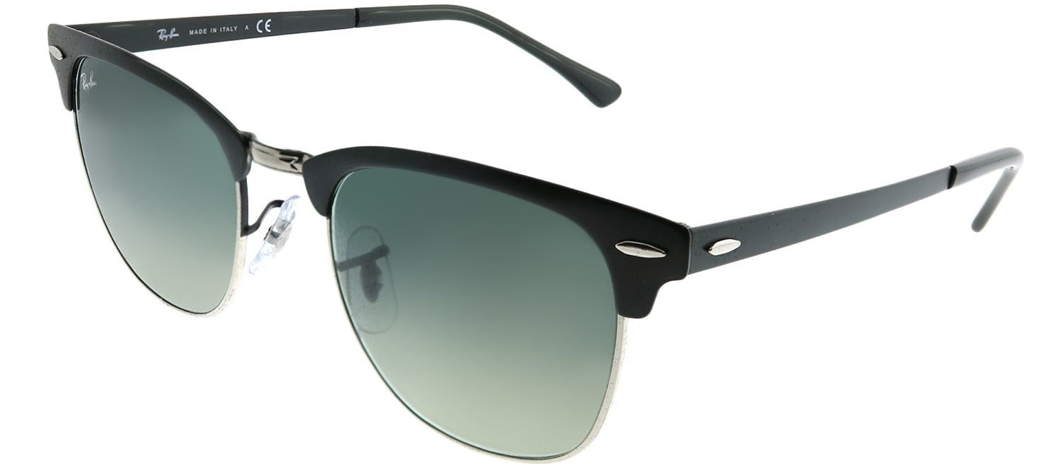 Ray-Ban RB 3716 911871 Clubmaster Metal Black Sunglasses with Grey Gradient Lens sold by Gaffos product image thumbnail 2