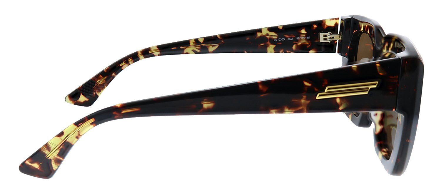 Bottega Veneta BV 1030S 002 Geometric Acetate Havana Sunglasses with Brown Lens sold by Gaffos product image thumbnail 3
