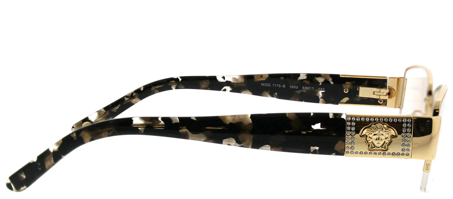 Versace VE 1175B 1002 Rectangle Metal Gold Eyeglasses with Demo Lens sold by Gaffos product image thumbnail 2