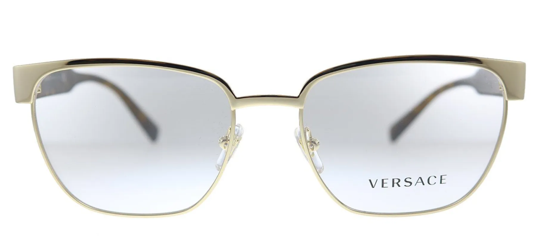 Versace VE 1264 1460 Oval Metal Gold Eyeglasses with Demo Lens sold by Gaffos
